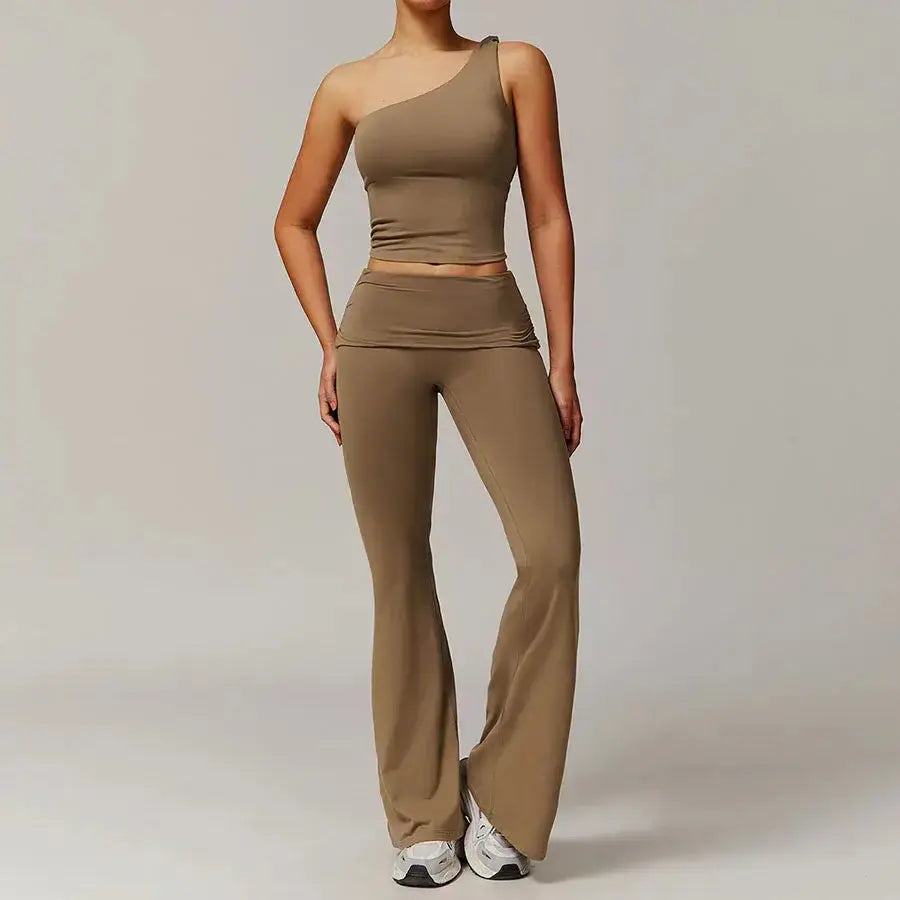 LUXEHAEVEN Yoga Set - 2 Piece Women Fitness Outfits
