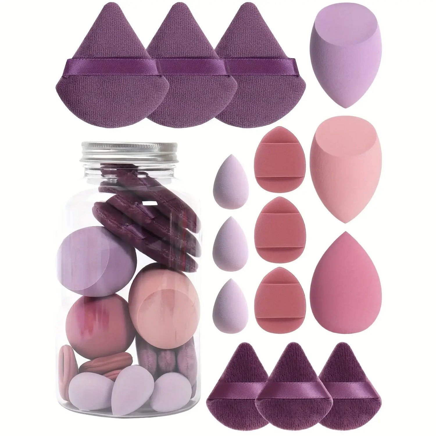LUXEHAEVEN Makeup powder puff sets