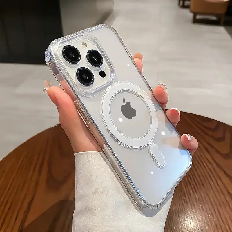 LUXEHAEVEN Wireless Charge Case For iPhone 11 12 13 14 15 16 17 Air Pro Max Plus