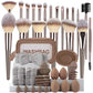 LUXEHAEVEN Fluffy Beauty Brush Kit