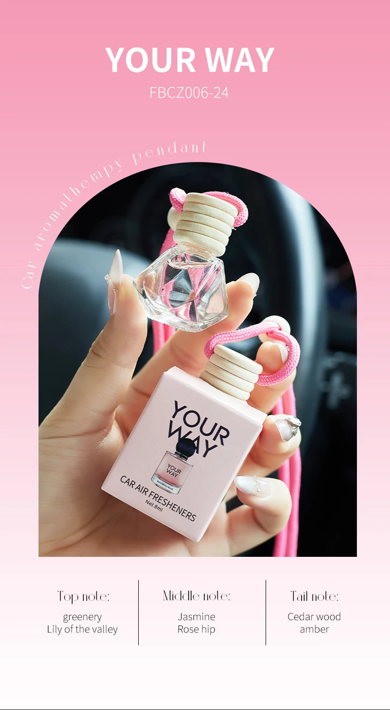 Car perfume, a fragrance used for car interior accessories, a long-term car air freshener, keep fresh and clean scents.