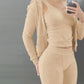 LUXEHAEVEN Elegant Velvet 3 Piece Set for Women