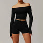 LUXEHAEVEN Yoga Set - 2 Piece Women Fitness Outfits