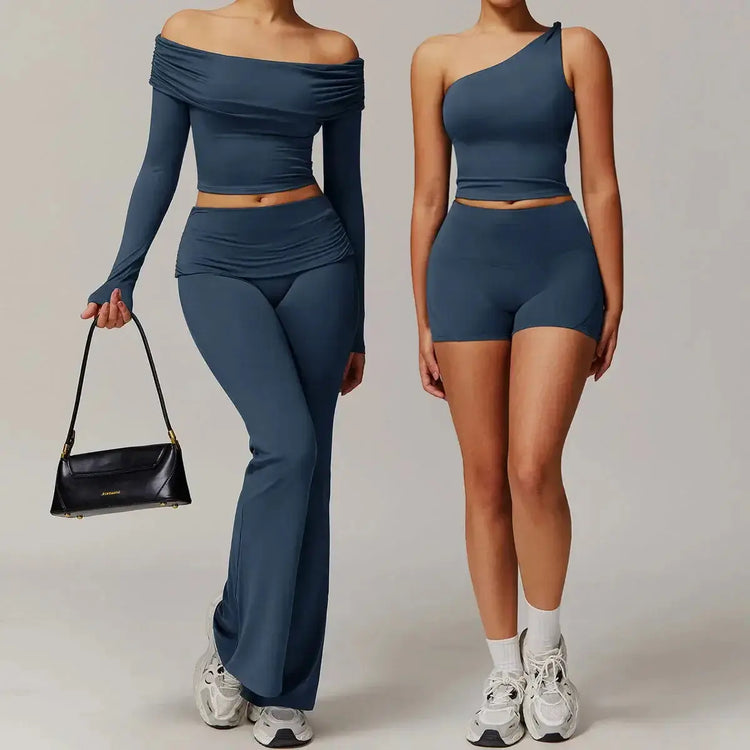 LUXEHAEVEN Yoga Set - 2 Piece Women Fitness Outfits