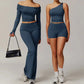 LUXEHAEVEN Yoga Set - 2 Piece Women Fitness Outfits