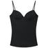 LUXEHAEVEN Burgundy Bustier Slip Top