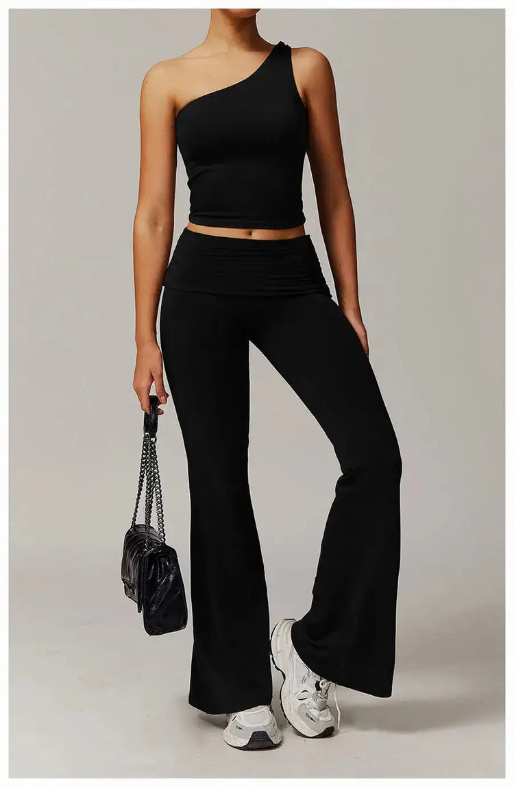 LUXEHAEVEN Yoga Set - 2 Piece Women Fitness Outfits