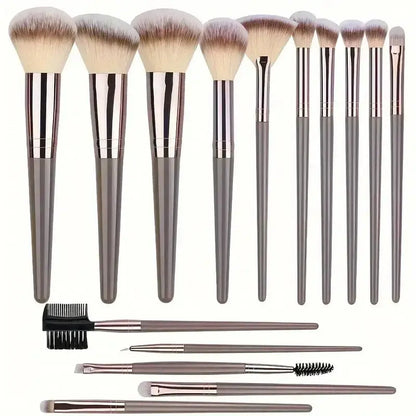 LUXEHAEVEN Fluffy Beauty Brush Kit