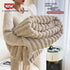 LUXEHAEVEN Soft Wind Bubble Velvet Blanket Warm Solid Rabbit Fur Blankets Double-sided Thickening Cover Throw Warm Fur Blanket LuxeHaeven