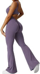 LUXEHAEVEN Women Sleeveless Flare Jumpsuits Fitness Yoga Long Pants LuxeHaeven
