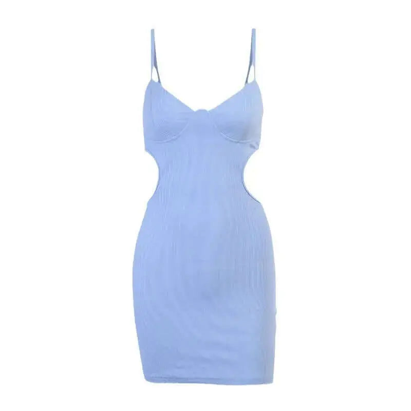 LUXEHAEVEN Midriff-baring Bust-flattering Slip Dress Chic And Sassy