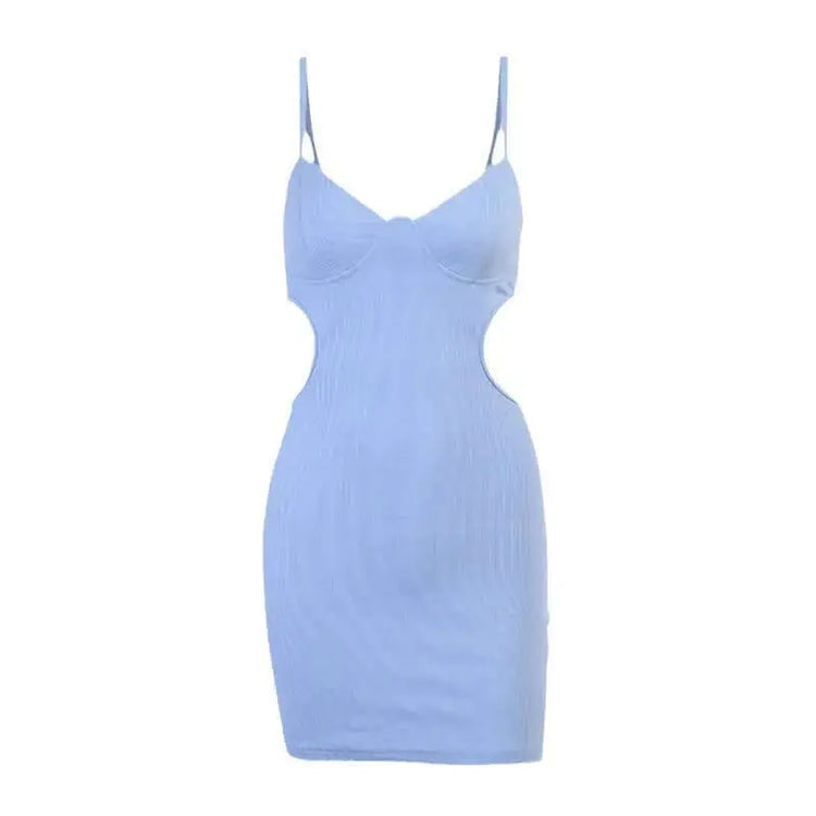 LUXEHAEVEN Midriff-baring Bust-flattering Slip Dress Chic And Sassy
