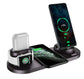 LUXEHAEVEN Wireless Charger For IPhone Fast Charger For Phone Fast Charging Pad For Phone Watch 6 In 1 Charging Dock Station LuxeHaeven
