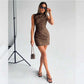 LUXEHAEVEN Printed Pleated Sleeveless Dress For Chic Girls LuxeHaeven