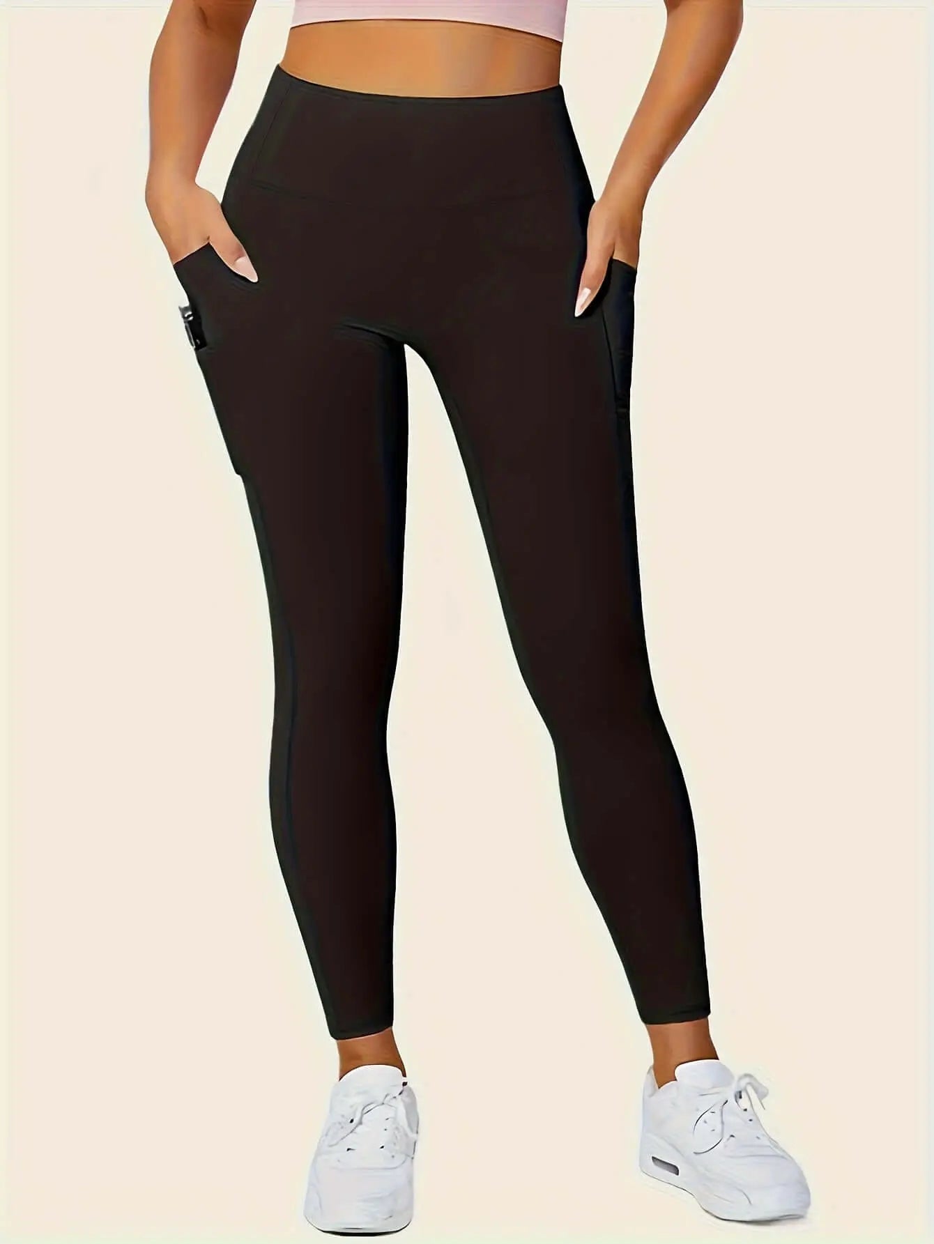 LUXEHAEVEN Slim-Fit High-Waisted Leggings - All Seasons