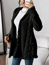 LUXEHAEVEN Warm Hooded Cardigan Coat