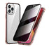 LUXEHAEVEN Privacy-proof Magneto Phone Case Double Sided Metal Frame LuxeHaeven