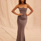 LUXEHAEVEN Slim Tube Top Long Dress Sexy Fashion Bandeau Backless Party Evening Dresses For Women Clothing LuxeHaeven