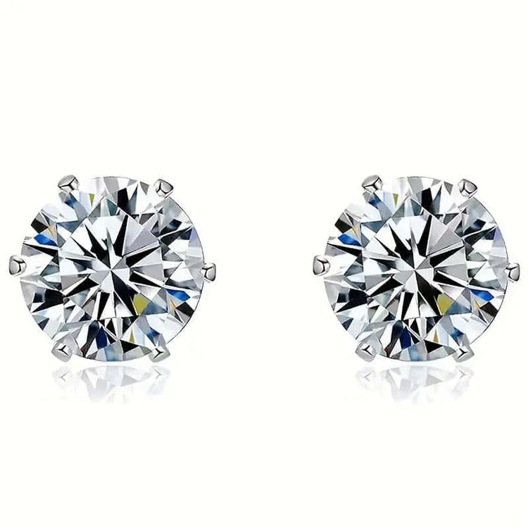 LUXEHAEVEN Sparkling Titanium Steel Earrings