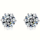 LUXEHAEVEN Sparkling Titanium Steel Earrings
