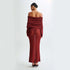 LUXEHAEVEN Stylish One-Shoulder Long Dress for Women LuxeHaeven