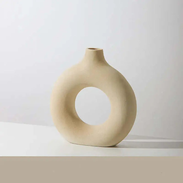 LUXEHAEVEN Biscuit Vase Frosted Particle Flower Arranging Device LuxeHaeven