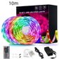 LUXEHAEVEN LED Strip Lights Lamp 5050 RGB Flexible Tape Diode 5M Controller Room Decor TV Computer BackLight LuxeHaeven