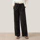 LUXEHAEVEN Linen Comfortable Straight-Leg Pants Women&