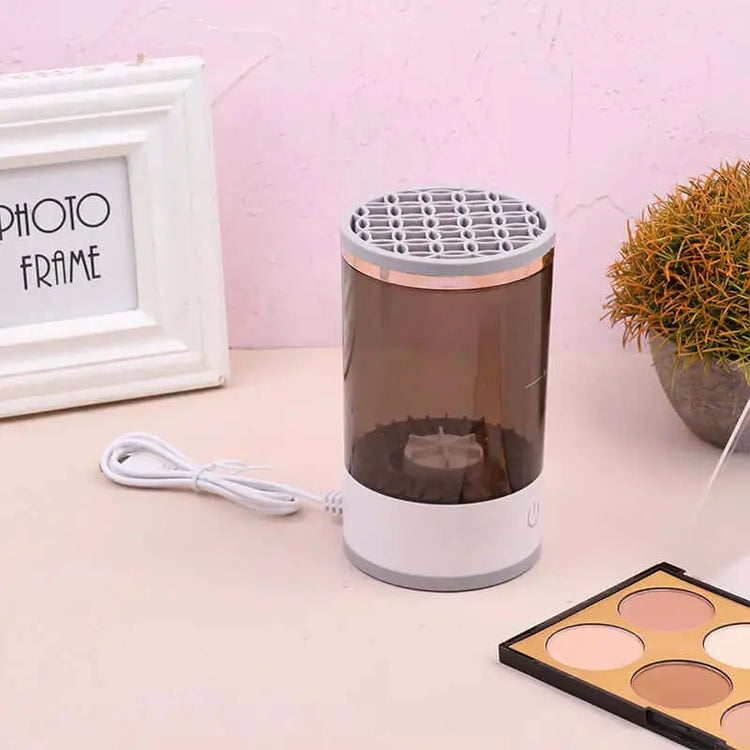 LUXEHAEVEN Women Eye Shadow Brush Cleaning Tool Portable Electric Makeup Brush Cleaner Machine With USB Charging Automatic Cosmetic Brush LuxeHaeven
