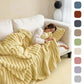 LUXEHAEVEN Soft Wind Bubble Velvet Blanket Warm Solid Rabbit Fur Blankets Double-sided Thickening Cover Throw Warm Fur Blanket LuxeHaeven