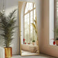 LUXEHAEVEN Full Length Arched/Rect Mirror with Stand