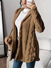 LUXEHAEVEN Warm Hooded Cardigan Coat