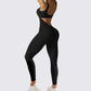 LUXEHAEVEN Women Sleeveless Flare Jumpsuits Fitness Yoga Long Pants LuxeHaeven