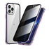 LUXEHAEVEN Privacy-proof Magneto Phone Case Double Sided Metal Frame LuxeHaeven