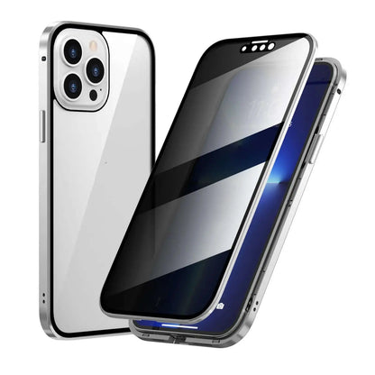 LUXEHAEVEN Privacy-proof Magneto Phone Case Double Sided Metal Frame LuxeHaeven