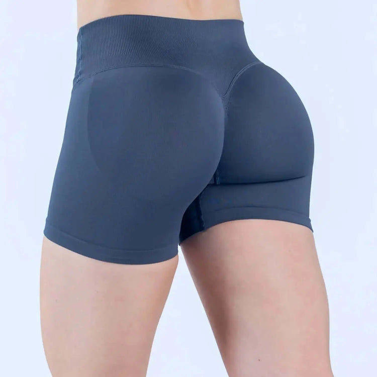 LUXEHAEVEN Seamless Knitted Womens Yoga Fitness Sports Three-Quarter Shorts LuxeHaeven