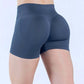 LUXEHAEVEN Seamless Knitted Womens Yoga Fitness Sports Three-Quarter Shorts LuxeHaeven