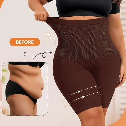 LUXEHAEVEN Plus Size High-Waisted Tummy Control Panties