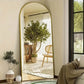 LUXEHAEVEN Full Length Arched/Rect Mirror with Stand