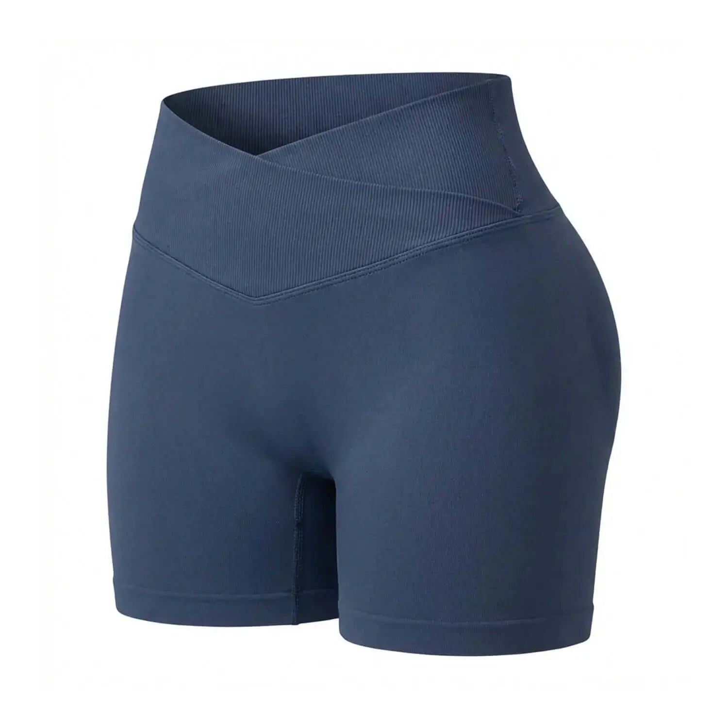 LUXEHAEVEN Seamless Knitted Womens Yoga Fitness Sports Three-Quarter Shorts LuxeHaeven