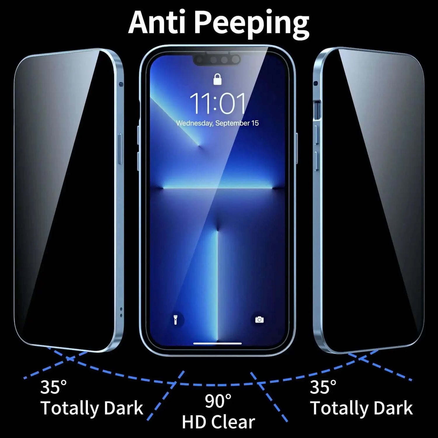 LUXEHAEVEN Privacy-proof Magneto Phone Case Double Sided Metal Frame LuxeHaeven