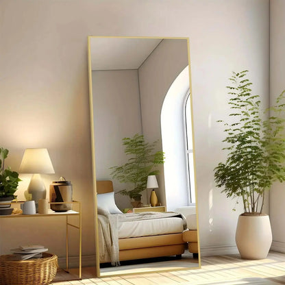 LUXEHAEVEN Full Length Arched/Rect Mirror with Stand