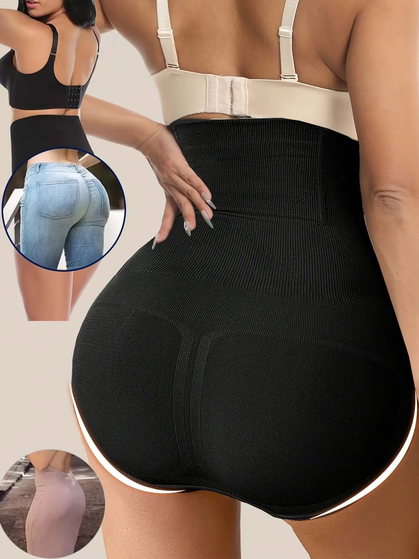 LUXEHAEVEN High Waist Shaping Panties for Ultimate Control