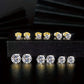 LUXEHAEVEN Sparkling Titanium Steel Earrings