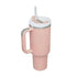 LUXEHAEVEN 40 Oz Tumbler With Handle Straw Insulated, Stainless Steel Spill Proof Vacuum Coffee Cup Tumbler With Lid Tapered Mug Gifts For Valentine Lover Suitable For Car Gym Office Travel LuxeHaeven