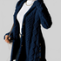 LUXEHAEVEN Warm Hooded Cardigan Coat