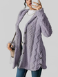 LUXEHAEVEN Warm Hooded Cardigan Coat