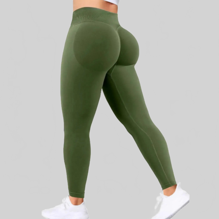 LUXEHAEVEN Seamless High Waist Yoga Pants