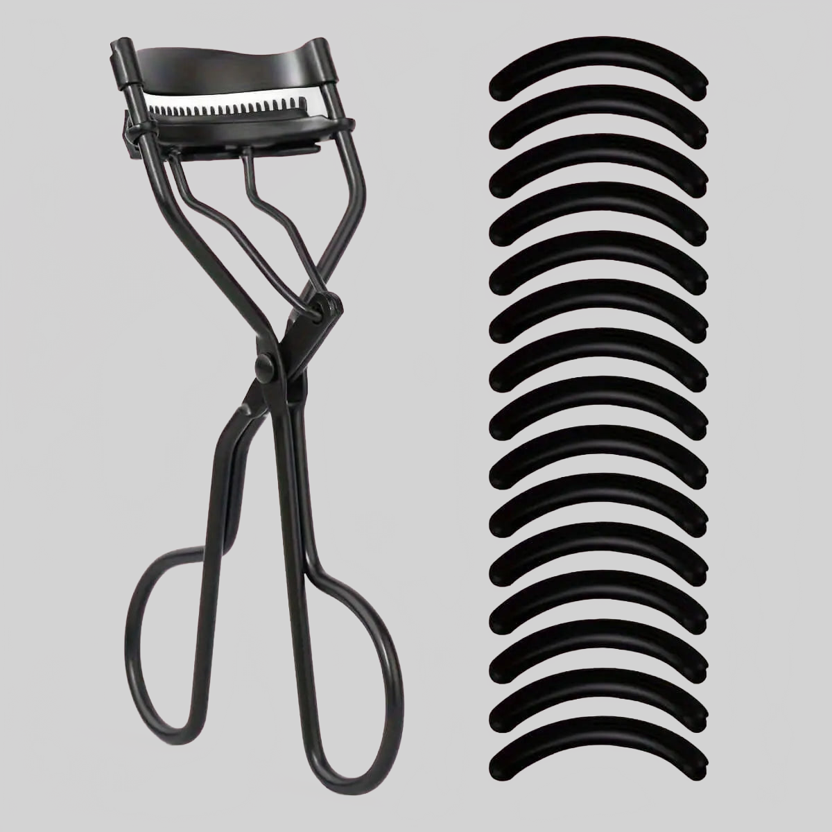 LUXEHAEVEN EyELash Curler & 15 Pads - Perfect Curling Tool