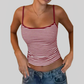 LUXEHAEVEN Striped Low-Neck High-Waist Womens Tank Top LuxeHaeven